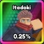 Itadoki unit from the Anime Ascendants Roblox experience