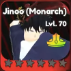 Jinoo (Monarch) unit in the Universal Tower Defense Roblox experience
