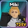 Miki unit from the Anime Ascendants Roblox experience
