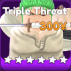 Triple Threat unit in the Universal Tower Defense Roblox experience