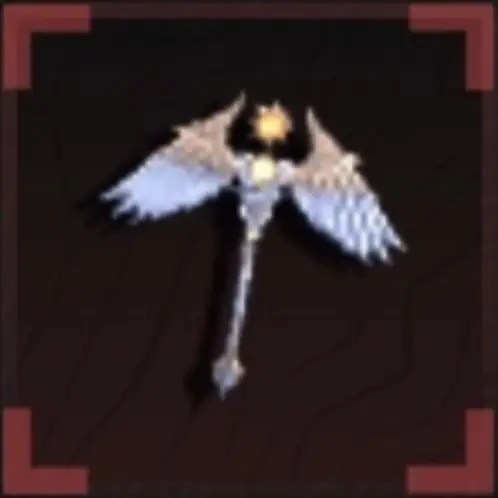 Angelic Pickaxe in The Forge Roblox experience