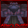 Alter's Outfit accessory in Lineage Piece Roblox experience
