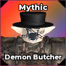 Demon Butcher unit from the Be The Final Boss Roblox experience