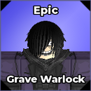 Grave Warlock unit from the Be The Final Boss Roblox experience