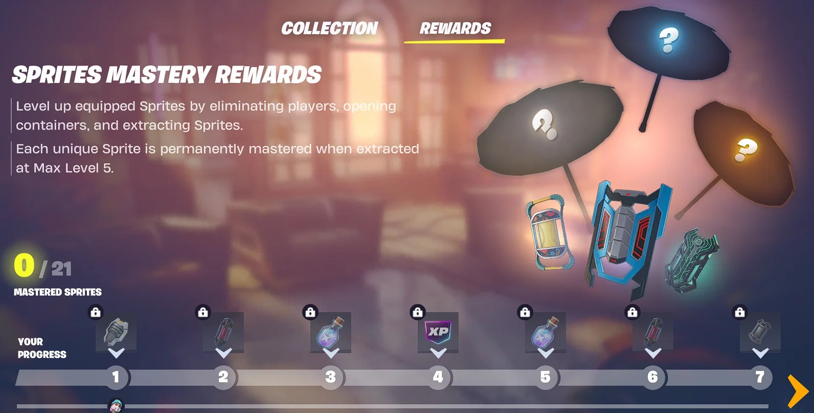 How Sprite mastery works in Fortnite
