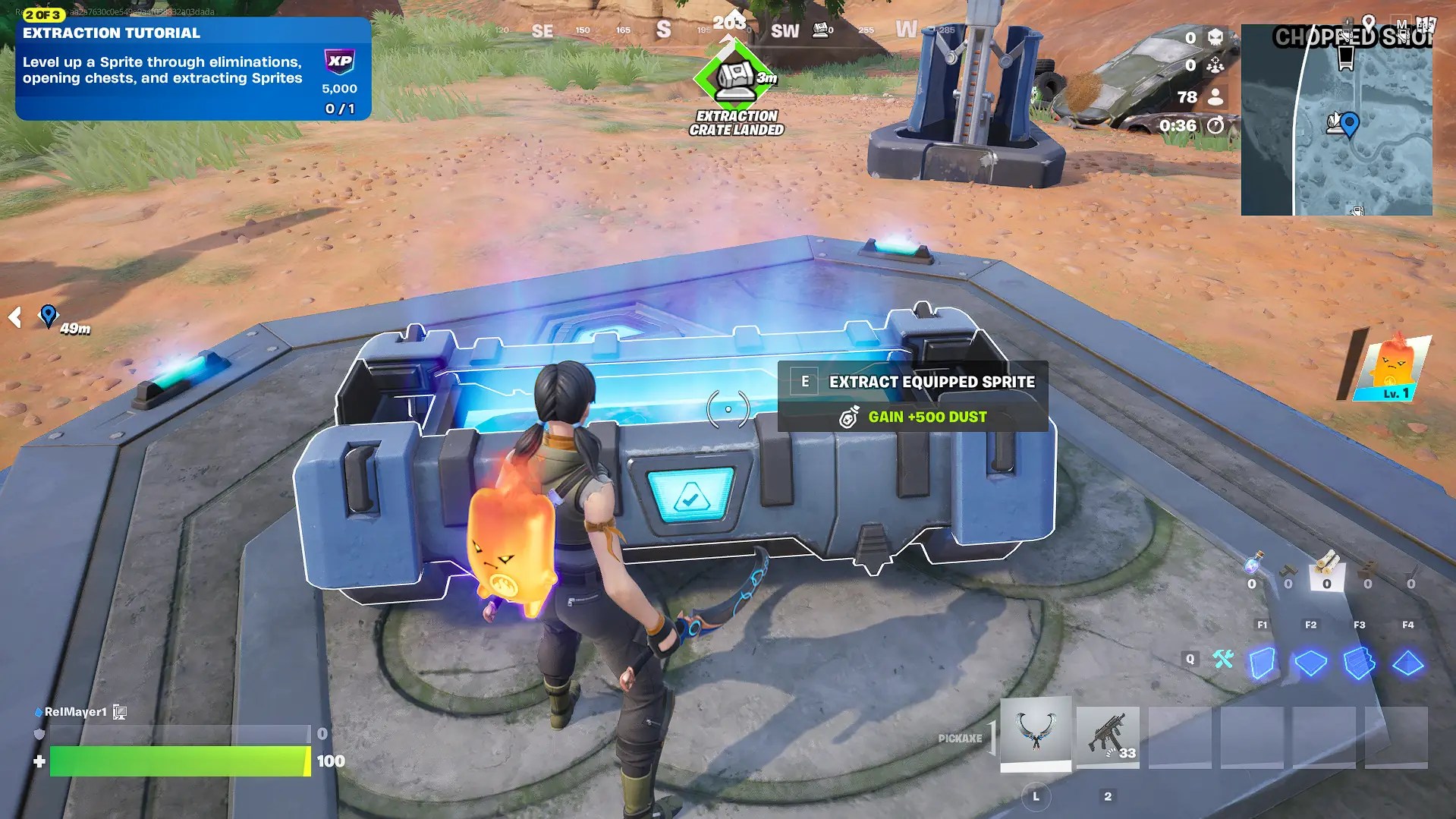 How to get Sprites in Fortnite