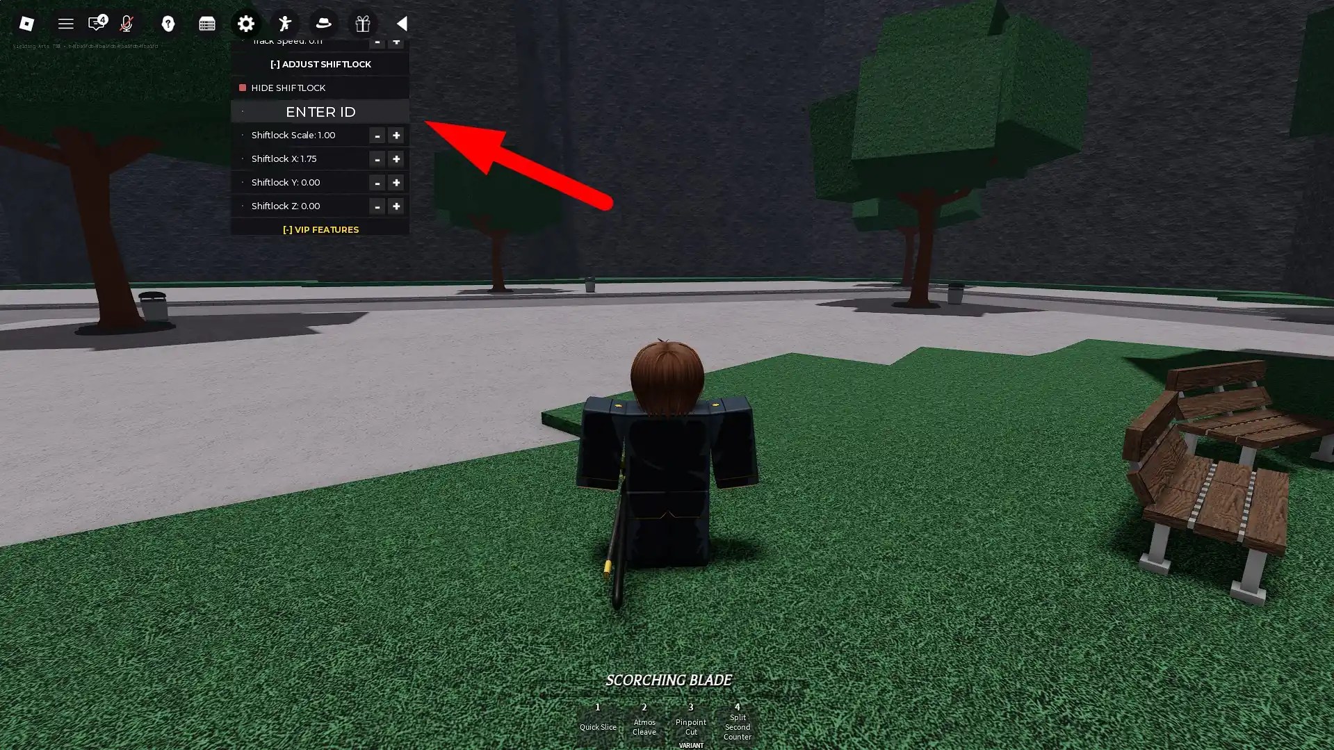 How to use Shift Lock ID codes in The Strongest Battlegrounds