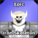 Iron Skeleton unit from the Be The Final Boss Roblox experience