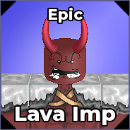 Lava Imp unit from the Be The Final Boss Roblox experience