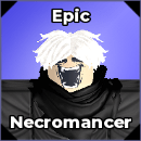 Necromancer unit from the Be The Final Boss Roblox experience