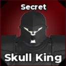 Skull King unit from the Be The Final Boss Roblox experience