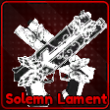 Solemn Lament weapon in the Lineage Piece Roblox experience