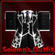 Solemn's Outfit accessory in Lineage Piece Roblox experience