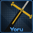 Yoru weapon in the Lineage Piece Roblox experience