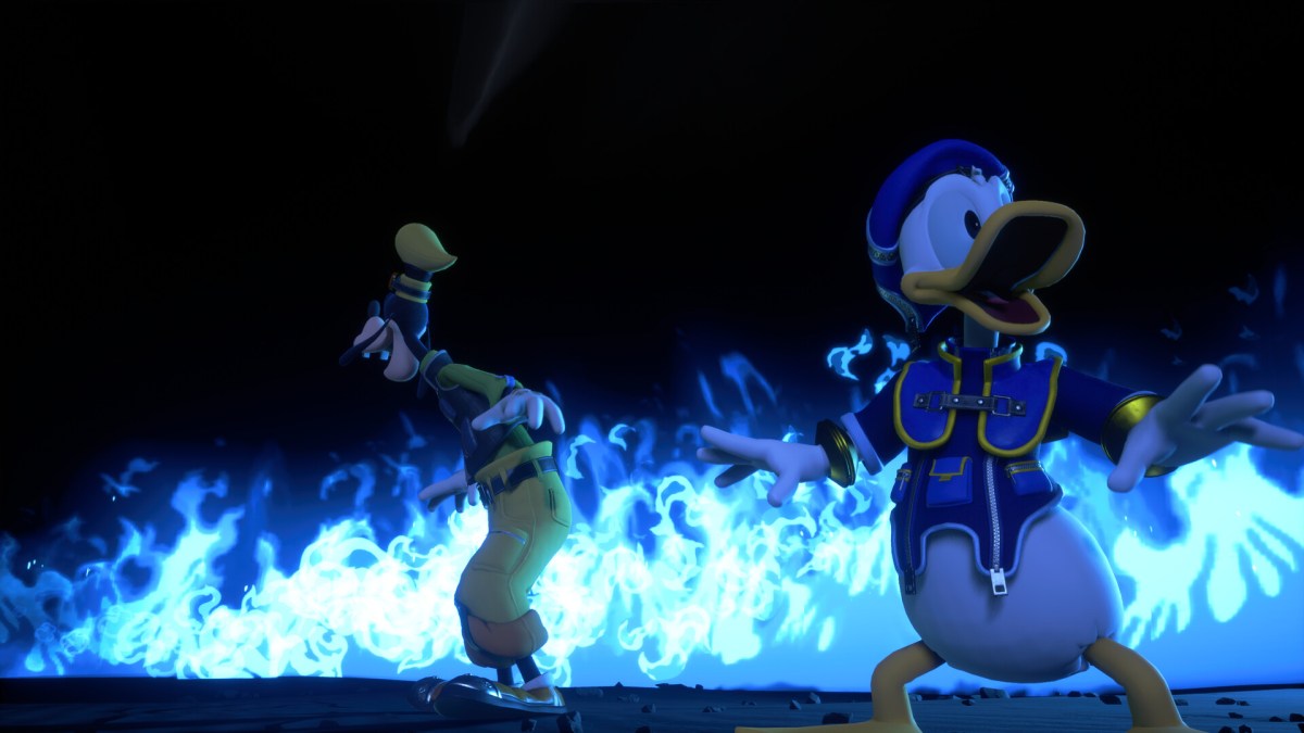 Donald Duck and Goofy in Kingdom Hearts 4