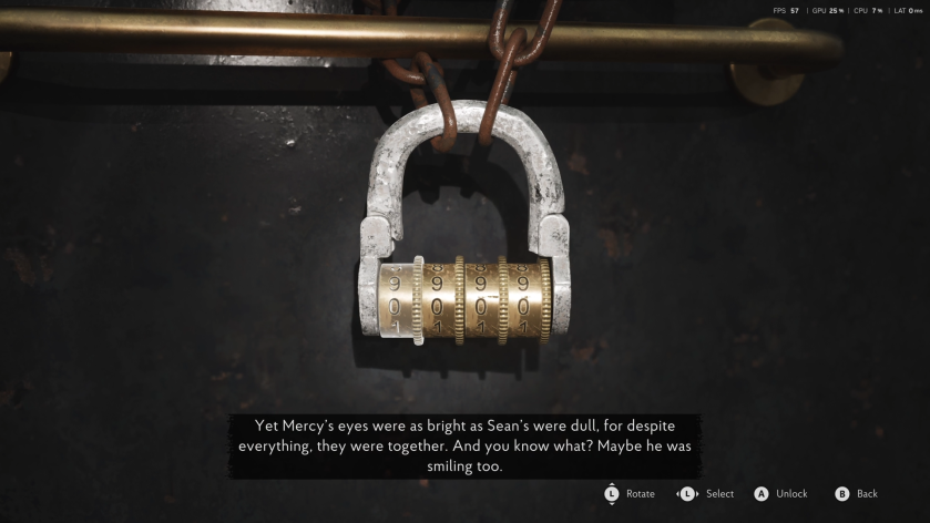 A locked combination in The Sinking City 2