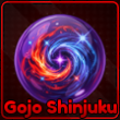 Gojo Shinjuku melee style in the Lineage Piece Roblox experience