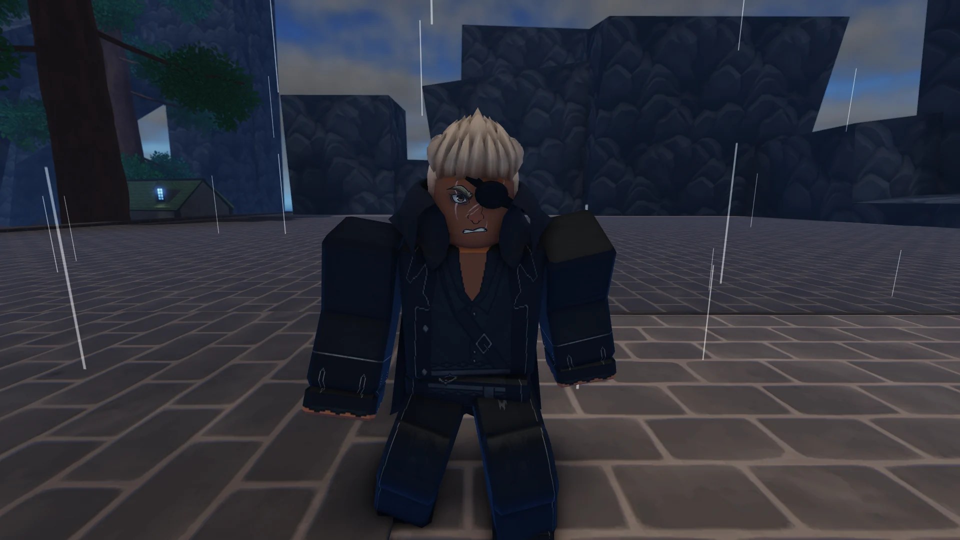 Sea 1 boss location in the Haze Seas Roblox experience