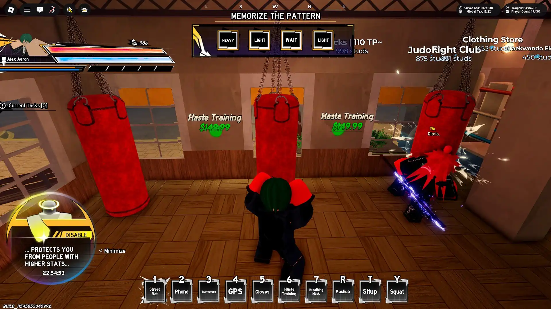 How to increase stats in the Ken Roblox experience