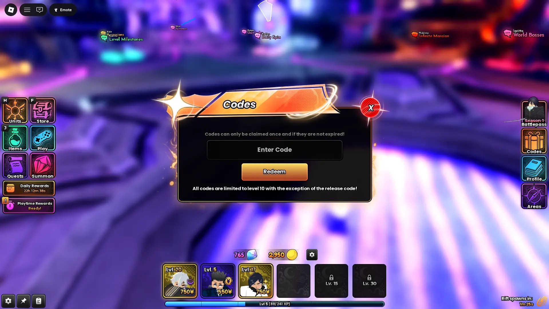 How to redeem Anime Origins codes