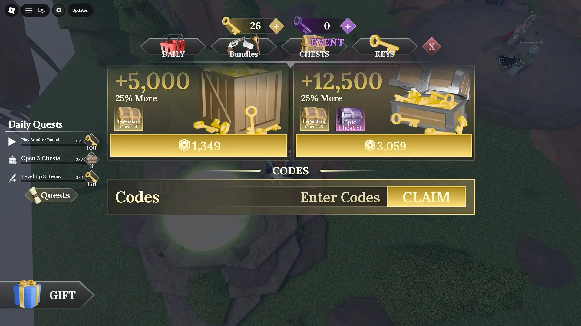 How to redeem codes in Final Swarm