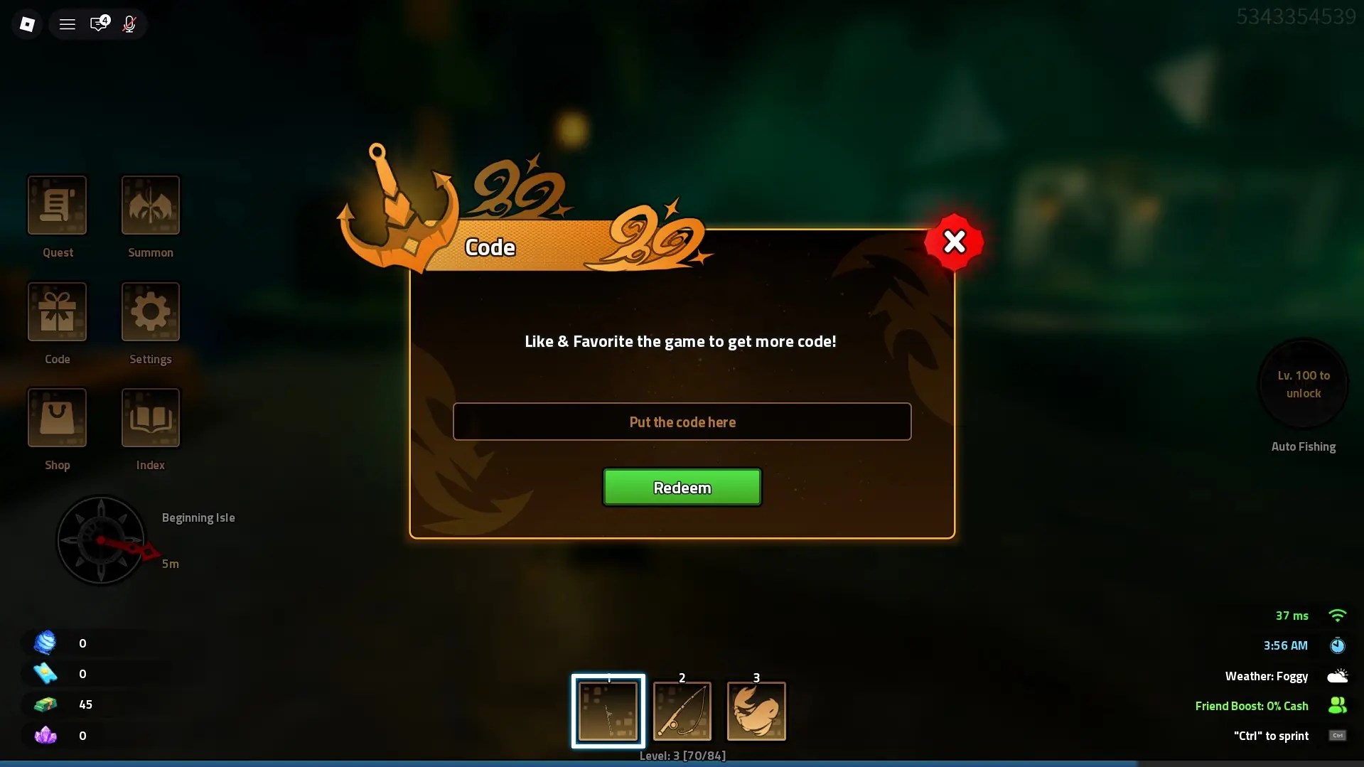How to redeem Heavyweight Fishing codes