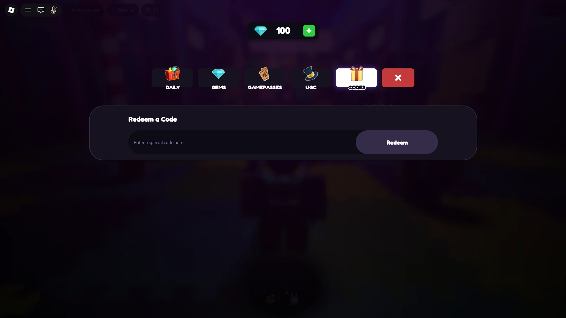How to redeem codes in the Wonderland Roblox experience