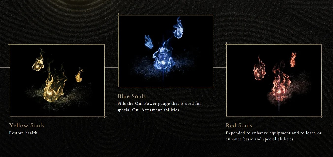 How soul colors work in Onimusha Way of the Sword