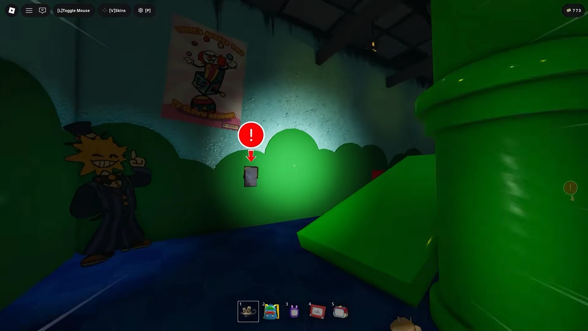How to beat first chase level 4 in Wonderland Roblox experience - Switch locations