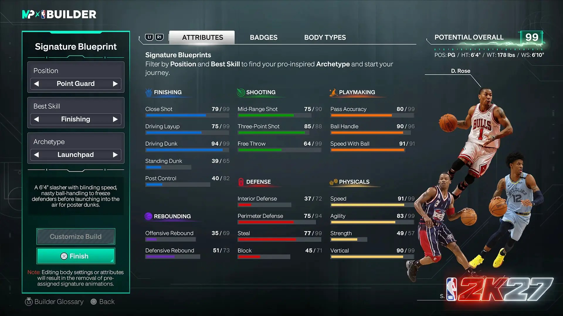Builds in NBA 2K27