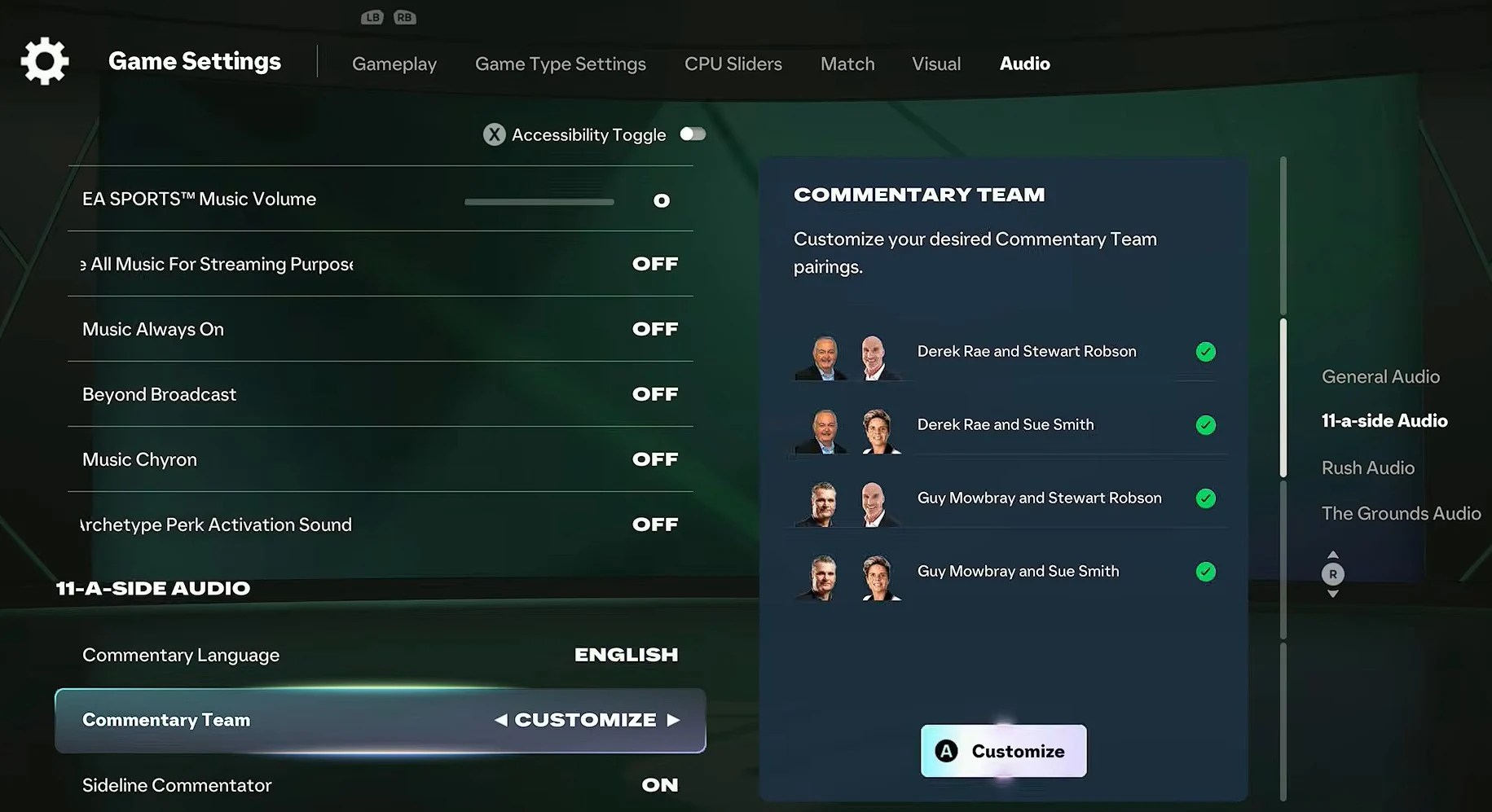 How to change commentary language in EA FC 27