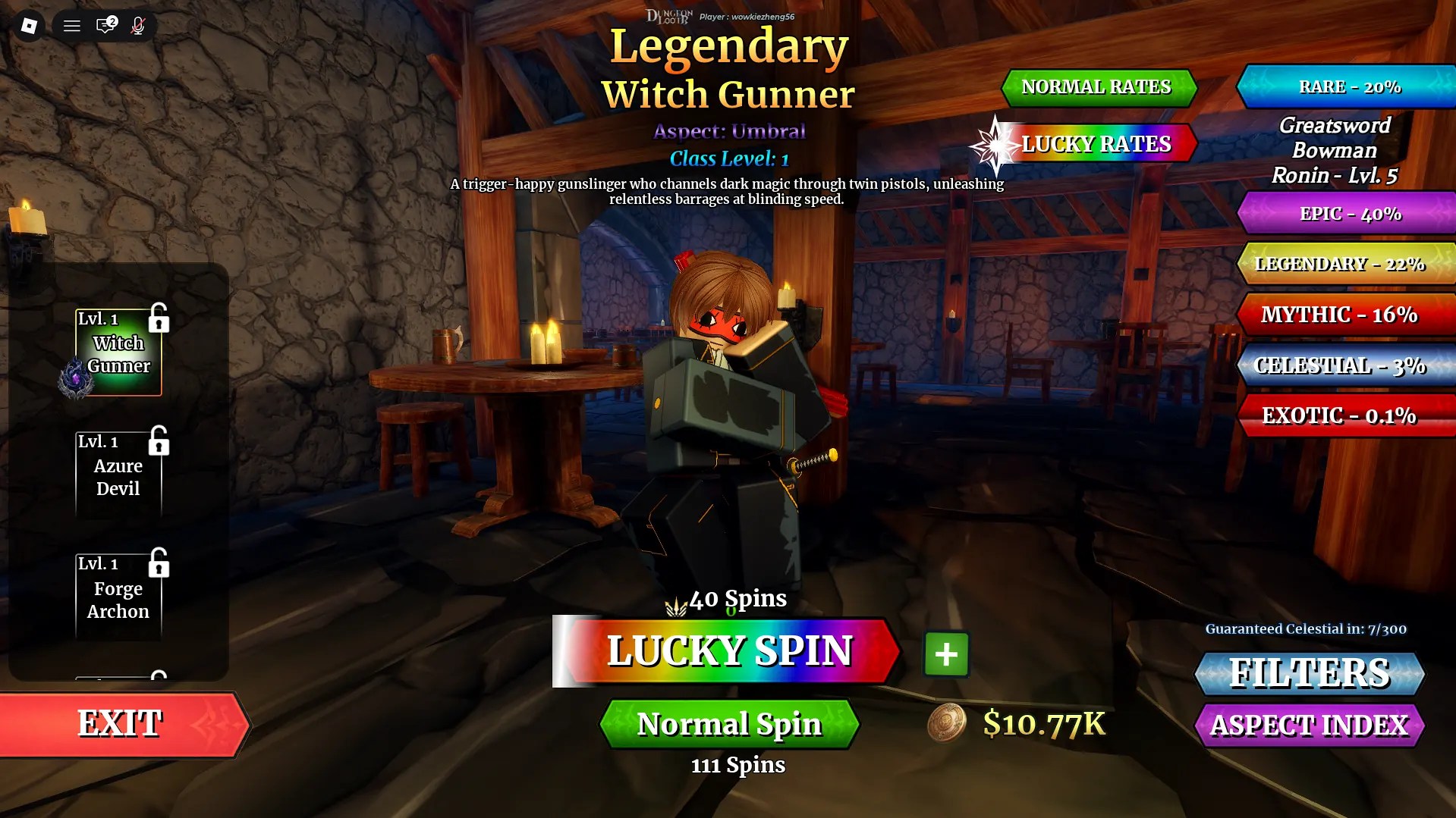 Dungeon Lootr how to get classes