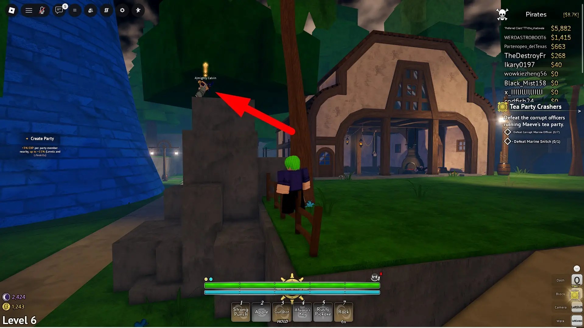 Where to find Almighty Calvin location in Grand Blue