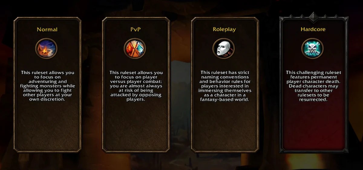 WoW Forever ruleset faction change restrictions