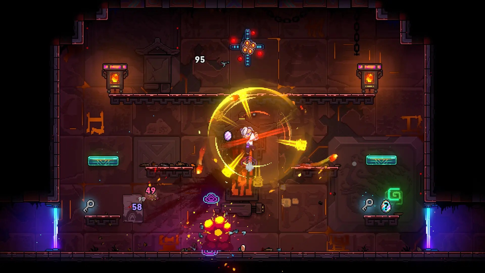 How Neon Abyss 2 co-op works