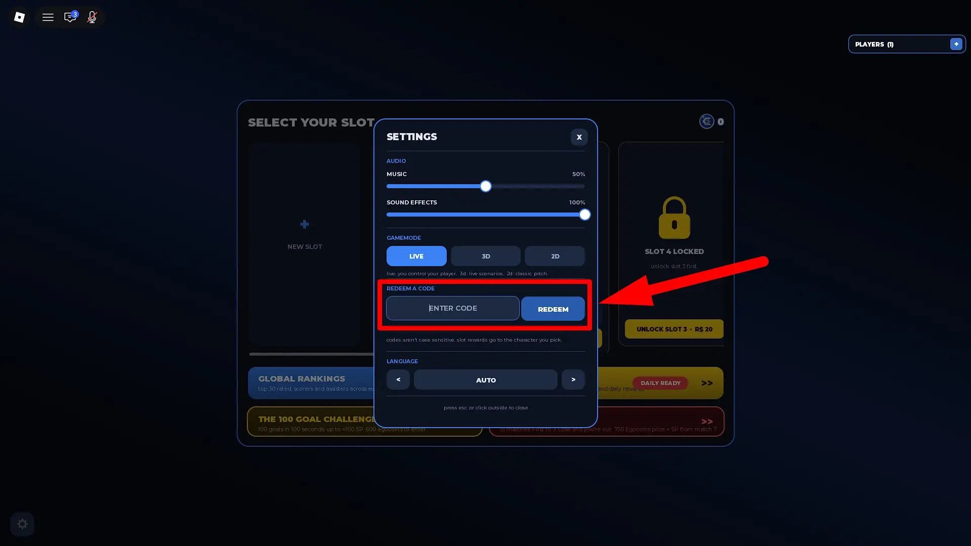 How to redeem Start Your Blue Lock Career codes