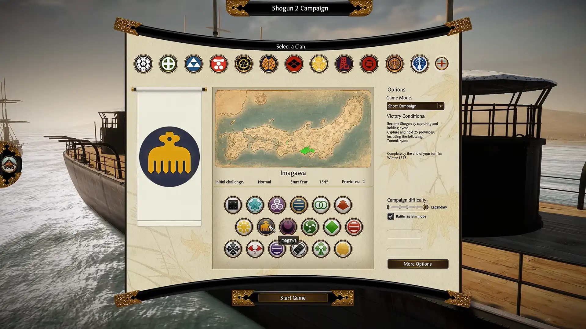 New factions in Total War Shogun 2 Complete Edition