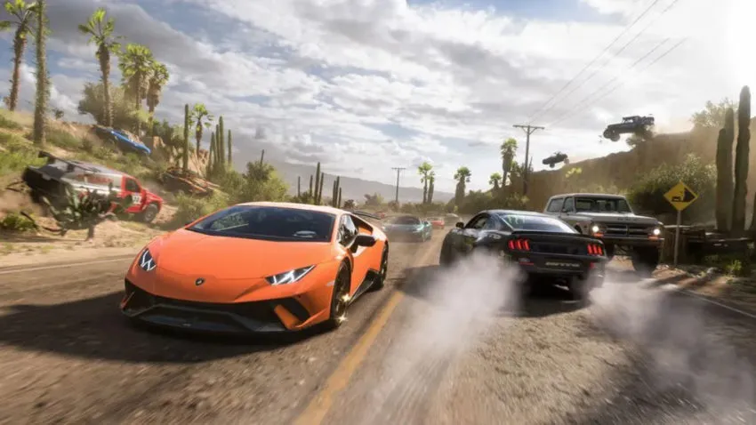 Forza Horizon 5 is one of the best racing games to play with a steering wheel