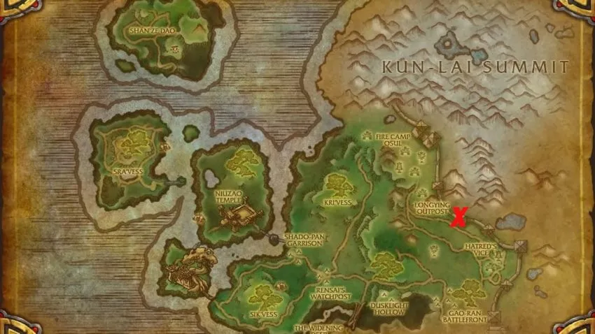 Mists of Pandaria vendor location (Horde)