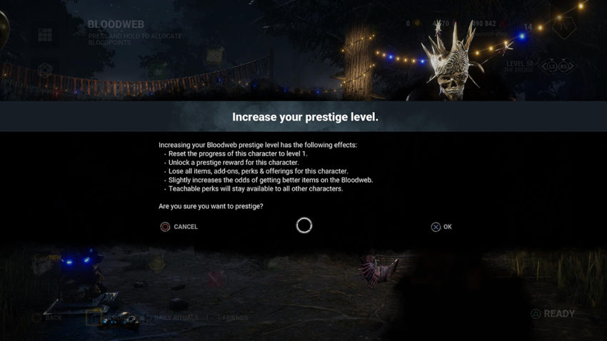 When you want to prestige, it's always level 50?