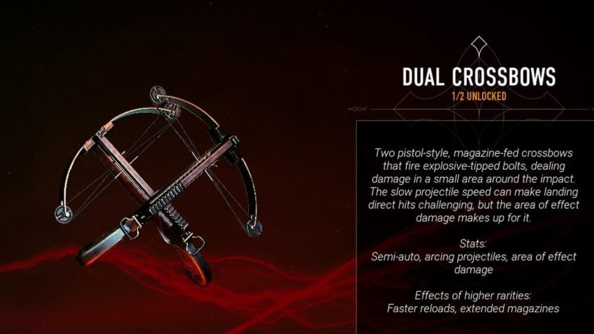 Bloodhunt Dual Crossbows weapons
