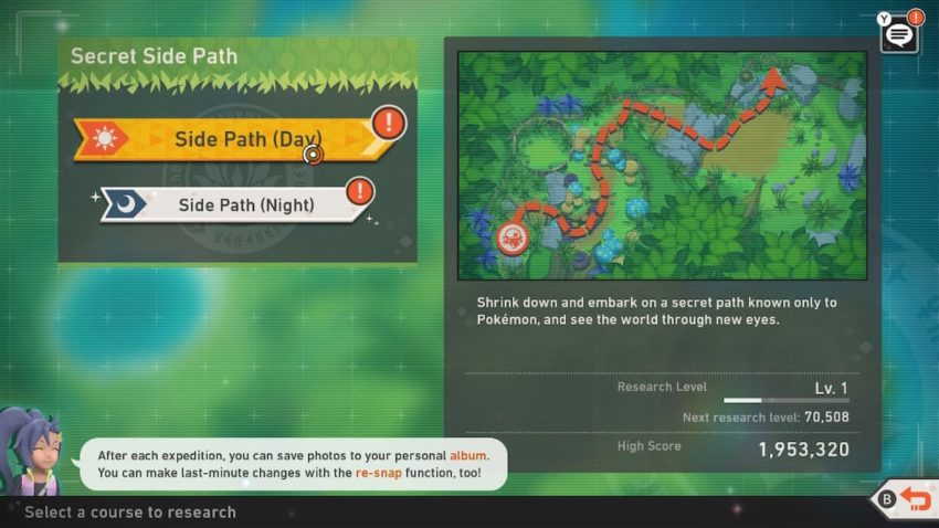 New Pokemon Snap Secret Side Path
