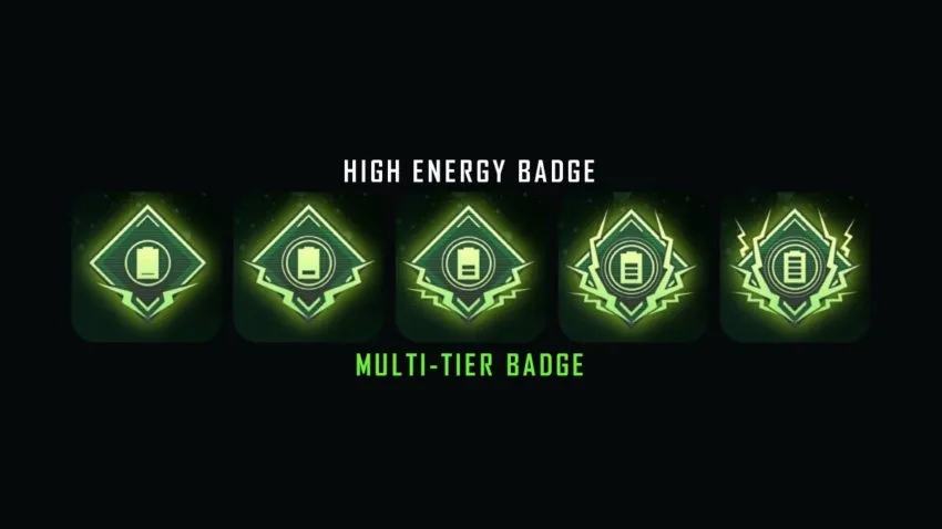 Monster Can Badge tiers