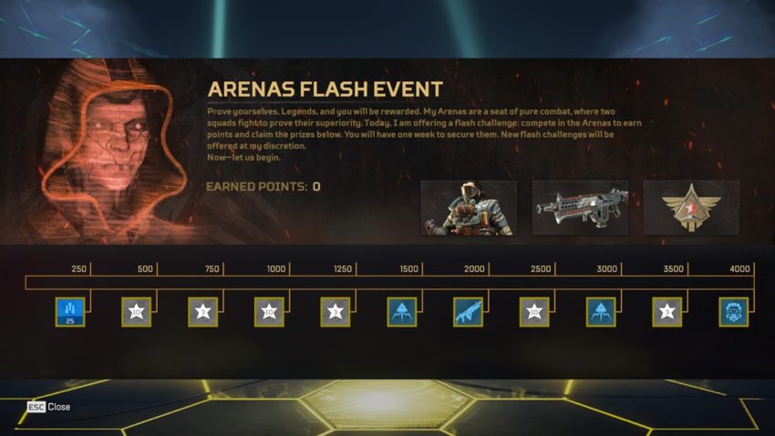 Arenas Flash Event 3 Prize Tracker S10