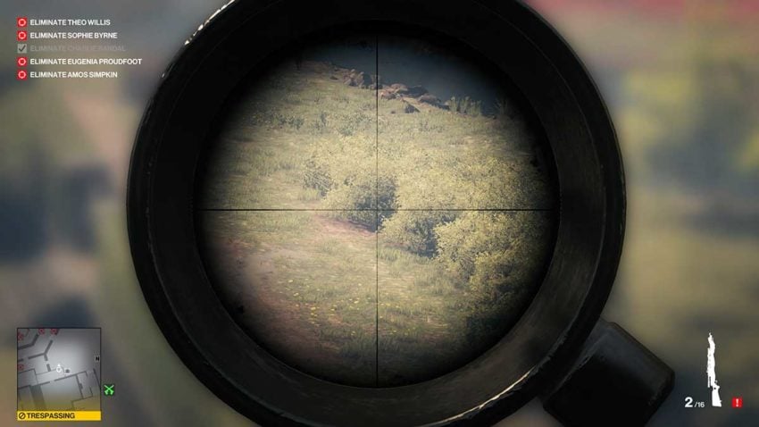 shoot-bushes-hitman-3-dartmoor-garden-show-sniper-assassin