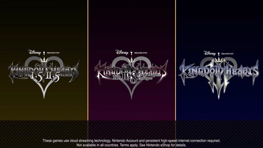 KH titles on Switch