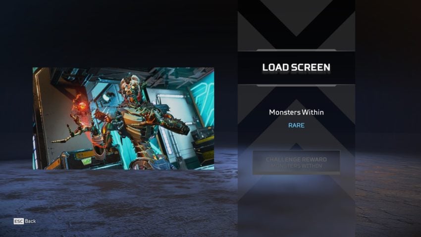 Monsters WIthin Load Screen