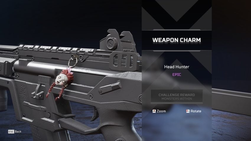 Head Hunter charm