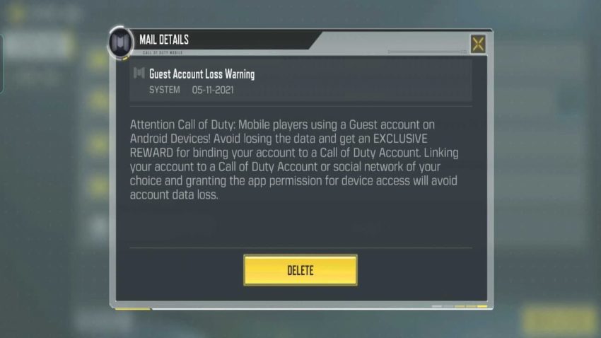 COD Mobile guest accounts will be deleted after Season 10 update