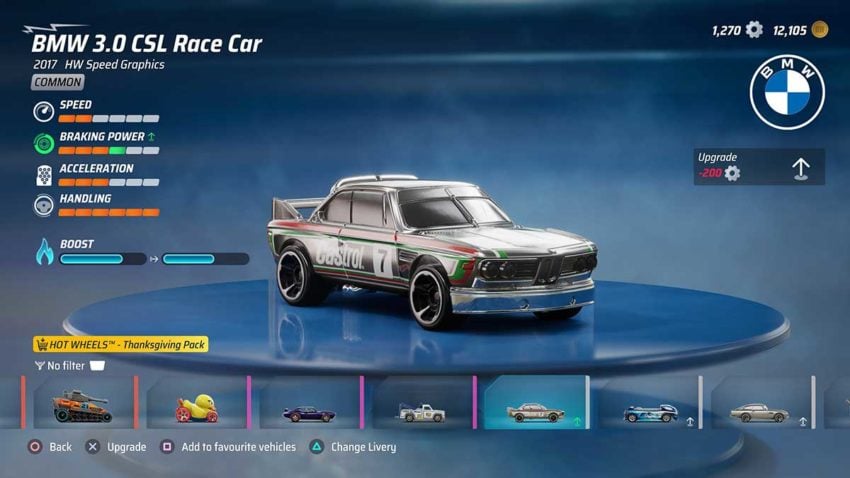 bmw-30-csl-race-car-stats-in-hot-wheels-unleashed